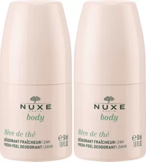 Image of Nuxe Body Reve De The Fresh Feel Deodorant 2x50ml