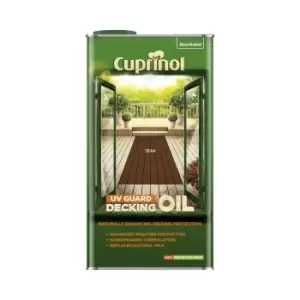 Image of Cuprinol UV Guard Decking Oil - Teak - 5L