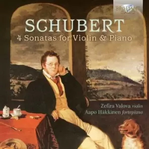 Image of Schubert 4 Sonatas for Violin & Piano by Franz Schubert CD Album