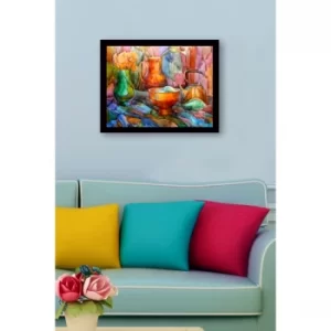 Image of SC1175 Multicolor Decorative Framed MDF Painting