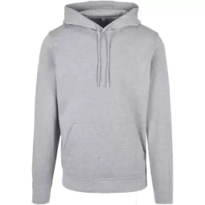 Image of Build Your Brand Mens Basic Hoodie (XL) (Heather Grey)