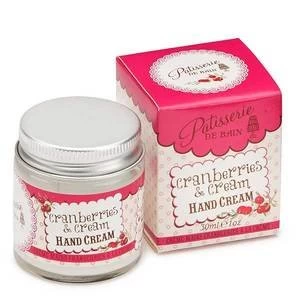 Image of Patisserie de Bain Cranberry and Cream Hand Cream Jar 30ml