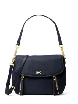 Image of Michael Kors Evie medium shoulder flap bag Blue