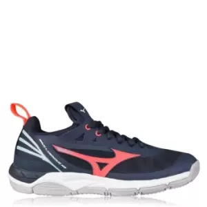 Image of Mizuno Wave Luminous Netball Trainers Ladies - Blue