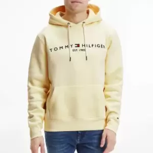 Image of Tommy Hilfiger Mens Tommy Logo Hoodie - Yellow - M