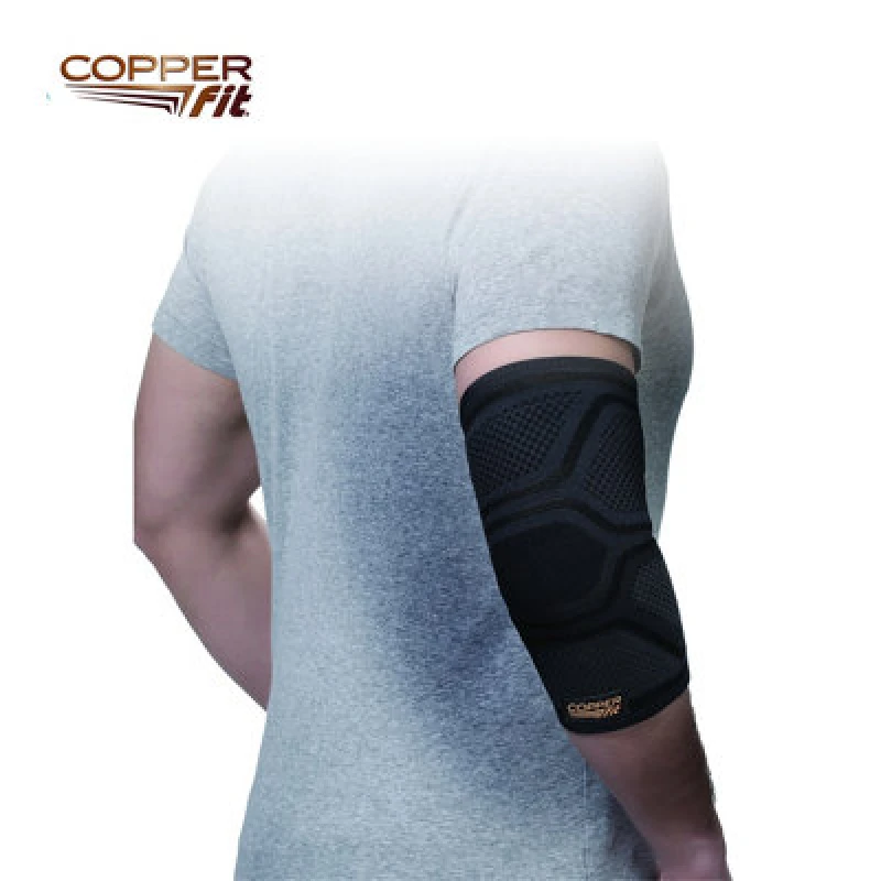 Image of COPPER FIT Elite Elbow Compression Sleeve - Large, Black 754502041107