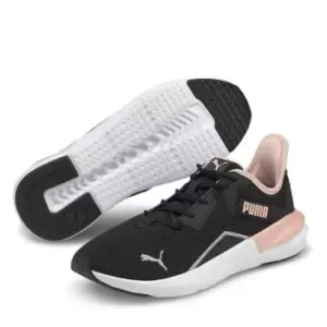 Image of Puma Platinum Trainers Ladies - Black