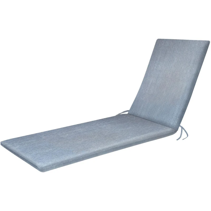 Image of Alan Symonds Plain Grey Lounge Seat Pad Mid Grey unisex 180x60x5cm