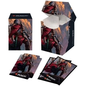 Image of Ultra Pro Magic: The Gathering Zendikar Rising Commander 100+ Deck Box and 100ct sleeves