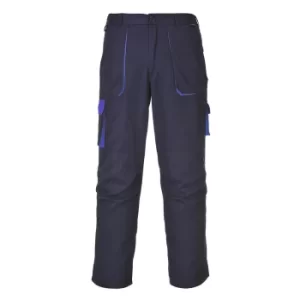 Image of Portwest TX11 Texo Contrast Trouser Navy Blue Medium 33"