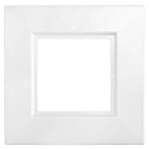 Image of BQ Single White Finger plate