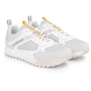Image of Calvin Klein Jeans Toothy Runner Low Laceup Mix - White