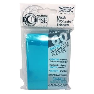 Image of Ultra Pro PRO Matte Eclipse Sky Blue Small 60 Sleeves 12 Pack