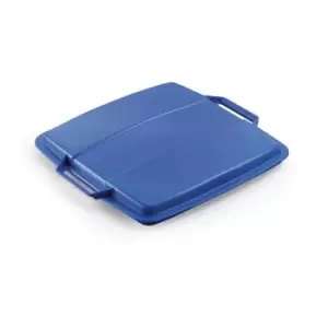 Image of Couvercle PP bleu l.507xP470 mm adapte a poubelle 90 l compatible alimentaire DU