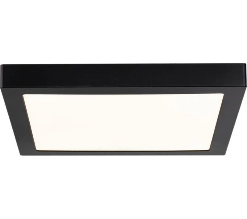 Image of PAULMANN Abia Angular LED Ceiling Lamp - Black 4000870709856