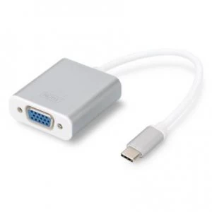 Image of Digitus DA-70837 video cable adapter 0.2 m USB Type-C VGA (D-Sub) White