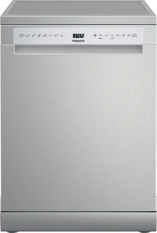 Image of Hotpoint H8F HS61X UK Full Size Dishwasher - Stainless Steel - A Rated, Stainless Steel
