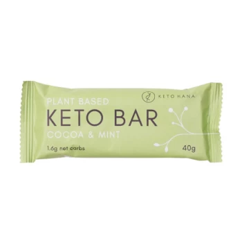 Image of Keto Hana Cocoa & Mint Keto Bars - 40g x 12