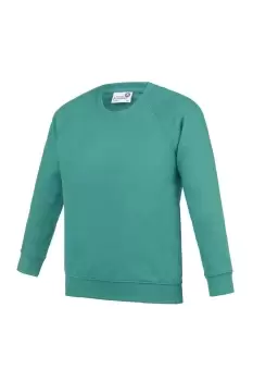 Image of Academy Crew Neck Raglan School Sweatshirt