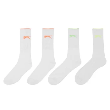 Image of Slazenger 5 Pack Crew Socks Mens - Multi