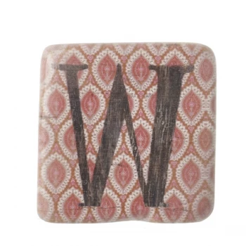 Image of Letter W Coasters By Heaven Sends