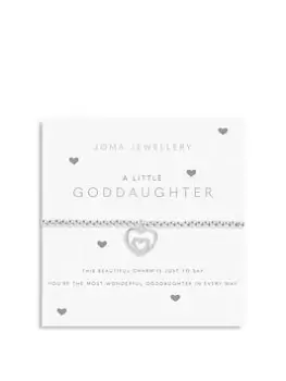 Image of Joma Jewellery CHILDREN'S A LITTLE GODDAUGHTER BRACELET, Silver, Women