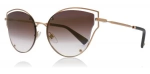 Image of Valentino VA2015 Sunglasses Rose Gold 3004E7 58mm