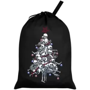 Image of Pile O` Bones Santa Sack (One Size) (Black/White) - Grindstore