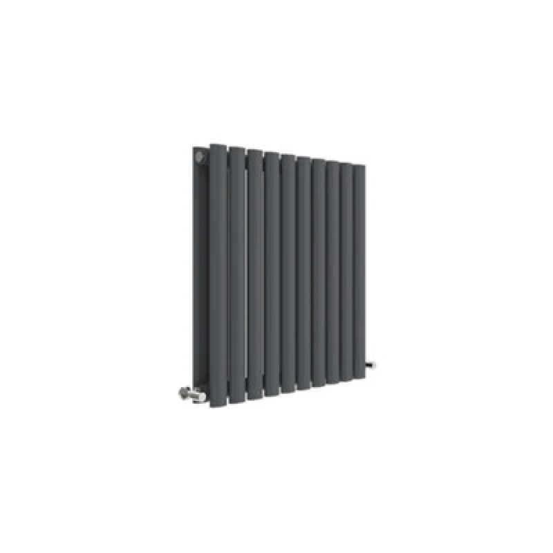 Image of Aspire Aspire - Hudson Reed Revive Double Designer Horizontal Radiator 600mm h x 586mm w - Anthracite PWHLA38D