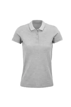 Image of Planet Marl Pique Organic Polo Shirt