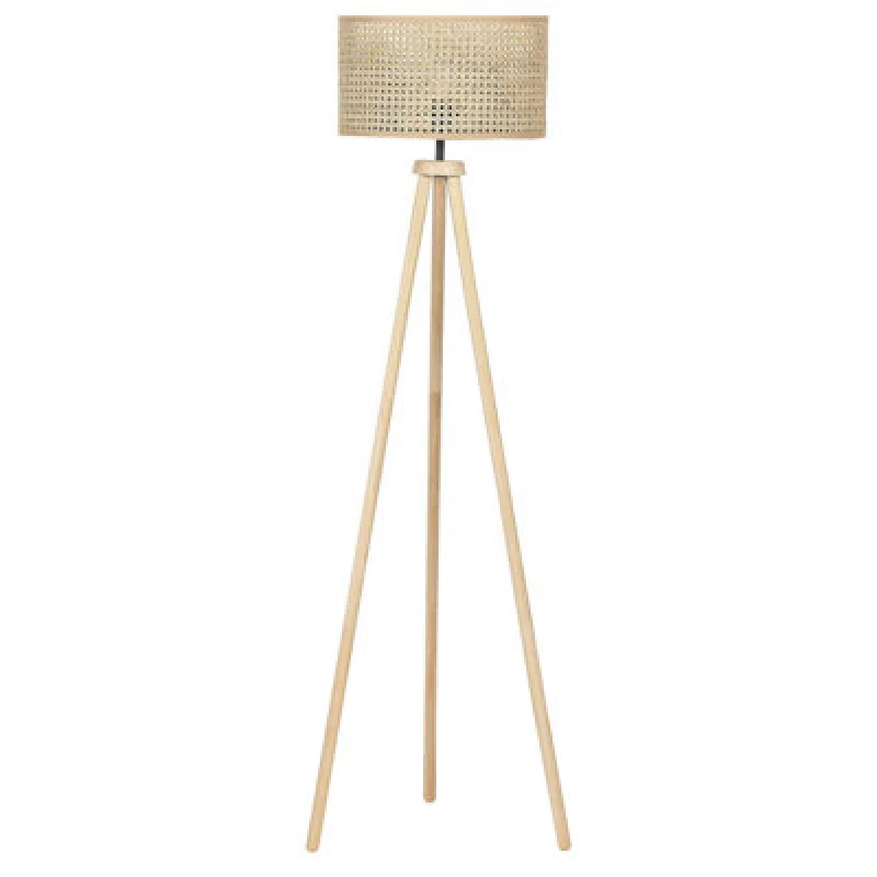 Image of Beliani Floor Lamp Penton Rattan Natural