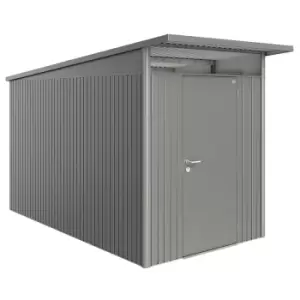 Image of Biohort AvantGarde Metal Shed A4 Standard door 5' 9'' x 12' 4'' - Quartz Grey