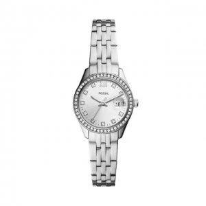 Image of Fossil Silver 'Micro Scarlette' Dress Watch - ES5039