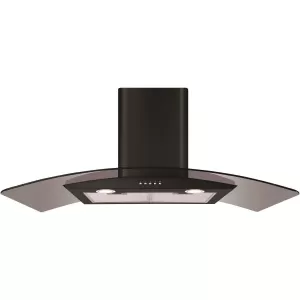 Image of CDA ECP92 90cm Curved Chimney Cooker Hood