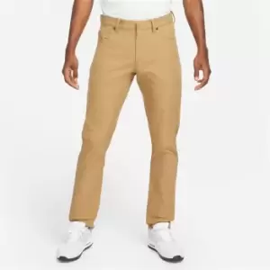 Image of Nike Dri-FIT Repel Mens 5-Pocket Slim Fit Golf Pants - Beige