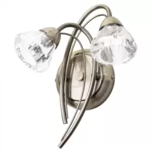 Image of Bhs Marianne Wall Light Antique Brass