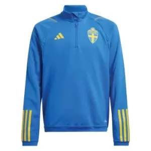 Image of 2022-2023 Sweden Training Top (Glory Blue) - Kids
