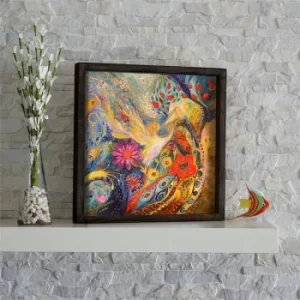 Image of KZM478 Multicolor Decorative Framed MDF Painting