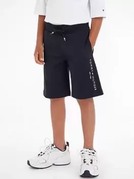 Image of Tommy Hilfiger Boys Essential Sweatshorts - Desert Sky, Navy, Size 4 Years