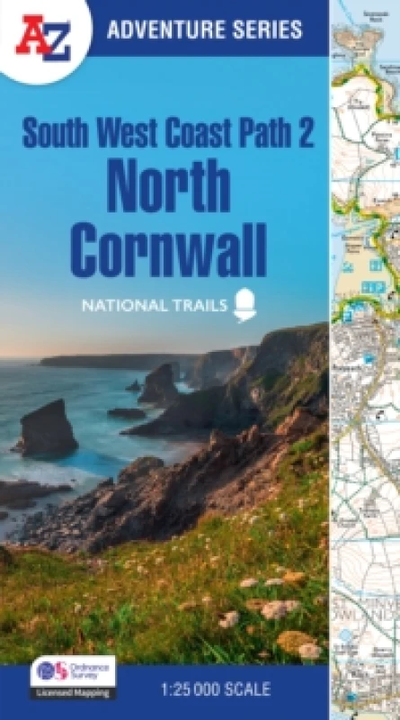 Image of South West Coast Path 2 North Cornwall : With Ordnance Survey Mapping Paperback / softback