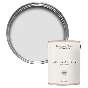 Image of Laura Ashley Sugared Grey Matt Emulsion Paint, 5L