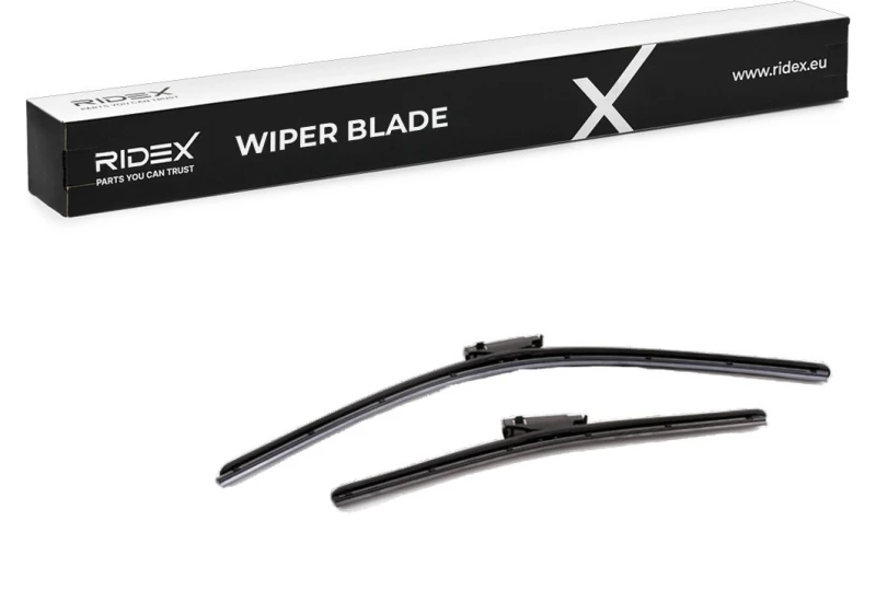 Image of RIDEX 298W0049 Wiper blade Front, 400mm, Beam, Bayonet attachment Wiper Blade (298)