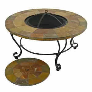 Image of Bayfield Firepit 89Cm Coffee Table