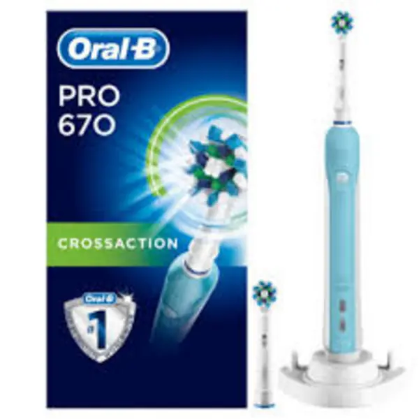 Image of Oral B CrossAction PRO 670 Electric Toothbrush