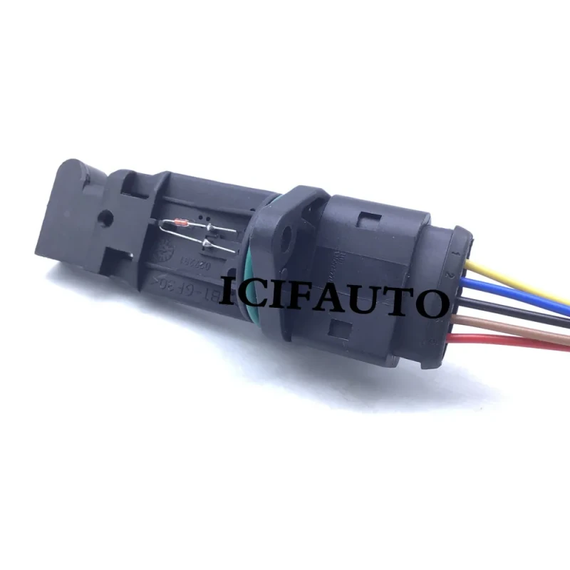 Image of 0280218002 Mass Air Flow Metre Maf Sensor+Connector for VW Beetle Golf Jetta 1.8L 2.0L 98-02 OE# 06A906461A / 0280 218 002