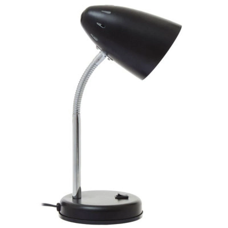 Image of Orsina Matte Black Desk Lamp, Adjustable Living Room Desk Lamp, Minimalistic Desk Lamp For Reading & Writing