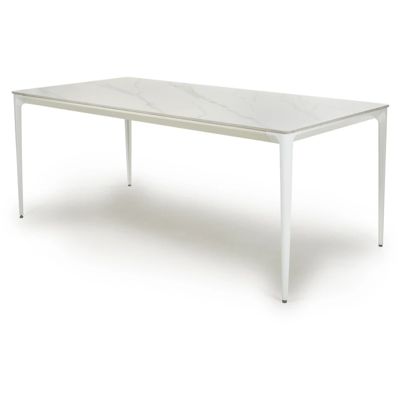 Image of Shankar Monarch White Dining Table White unisex 90x75x180