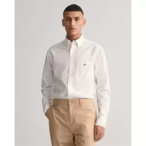 Image of Gant Reg Oxford Shirt Light Pink S - White