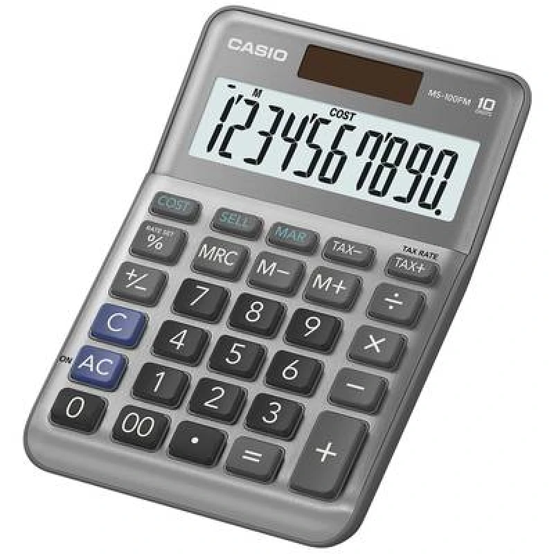 Image of Casio MS-100FM 10 Digit Desk Calculator MS-100FM-WA-UP