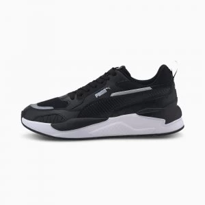 Image of Mens PUMA X-Ray 2 Square Trainers, Black/White Size 8 Shoes